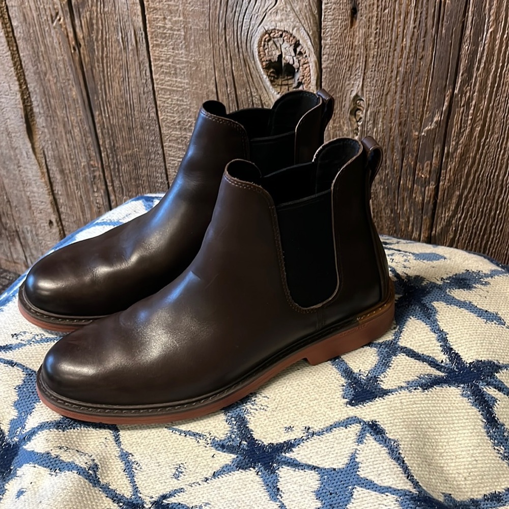 Cole Hans Waterproof Leather Chelsea Boots